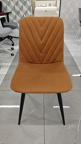 Стул на металлокаркасе Ральф синий / черный из шоурума 5